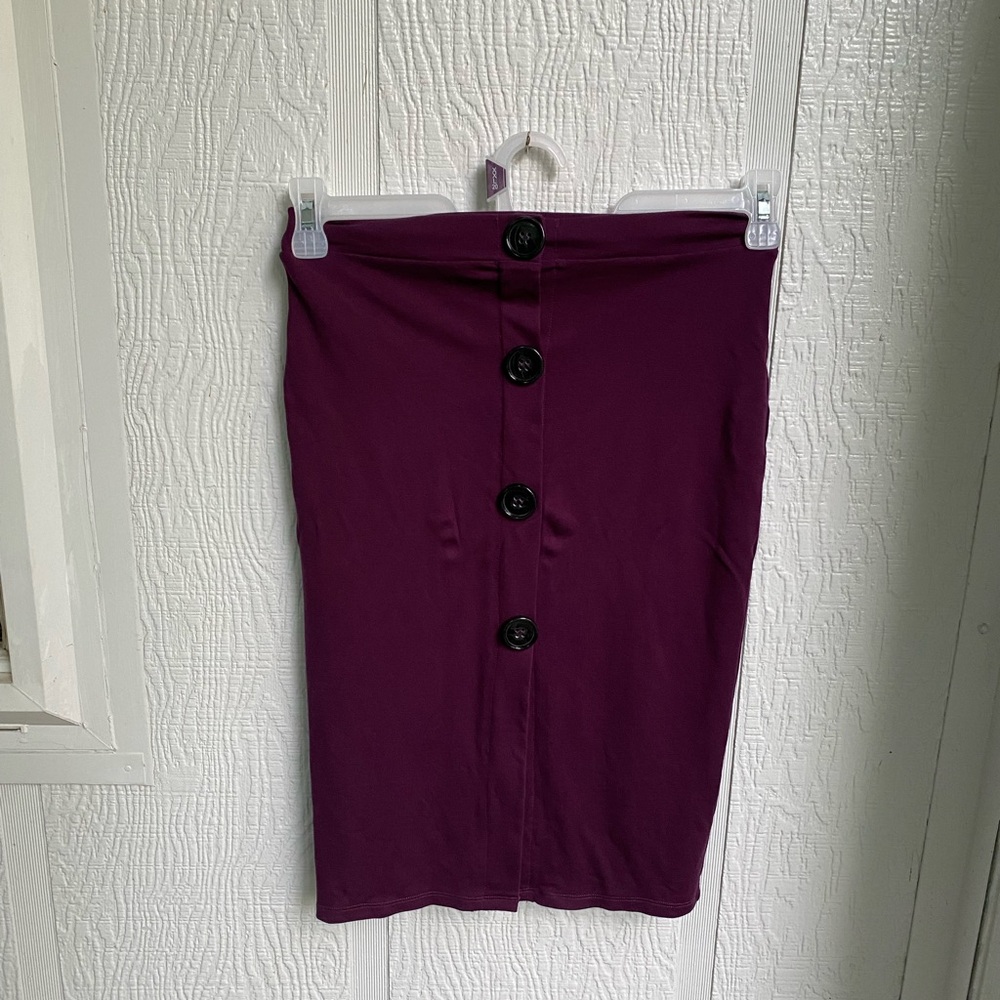 Popular Basics Women's Purple Pencil Skirt Size Small